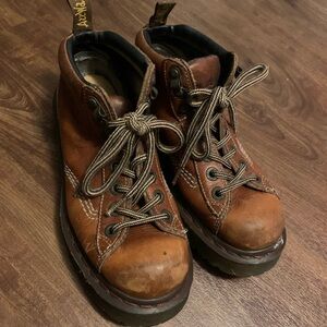 Dr. Martens Cognac Leather Boots